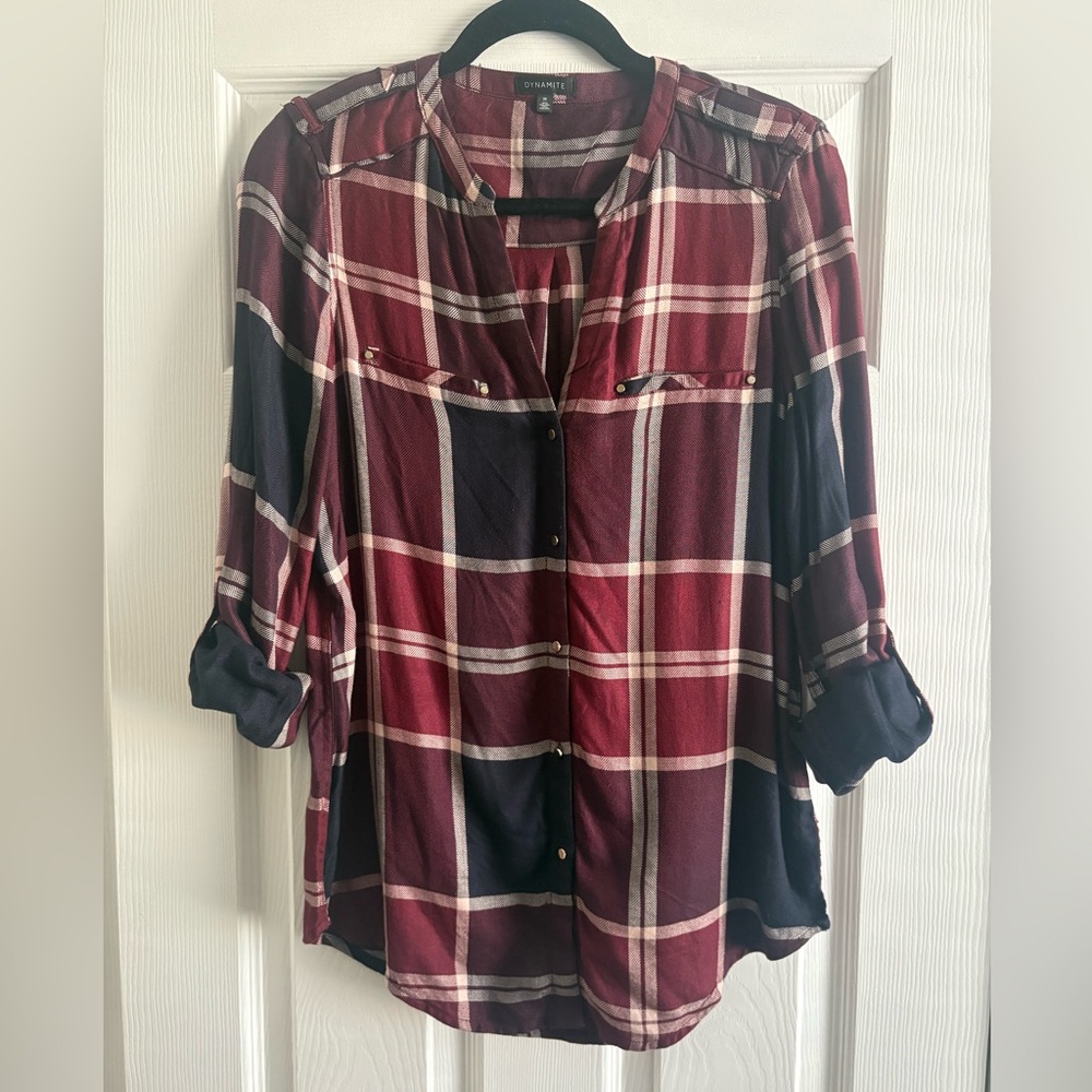 plaid shirt